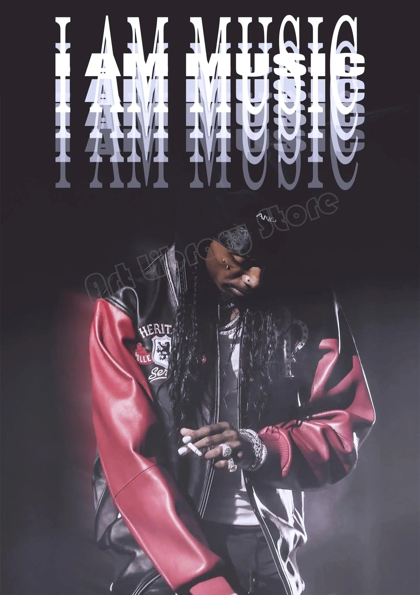Playboi Carti 'I Am Music' Album Cover Poster Canvas