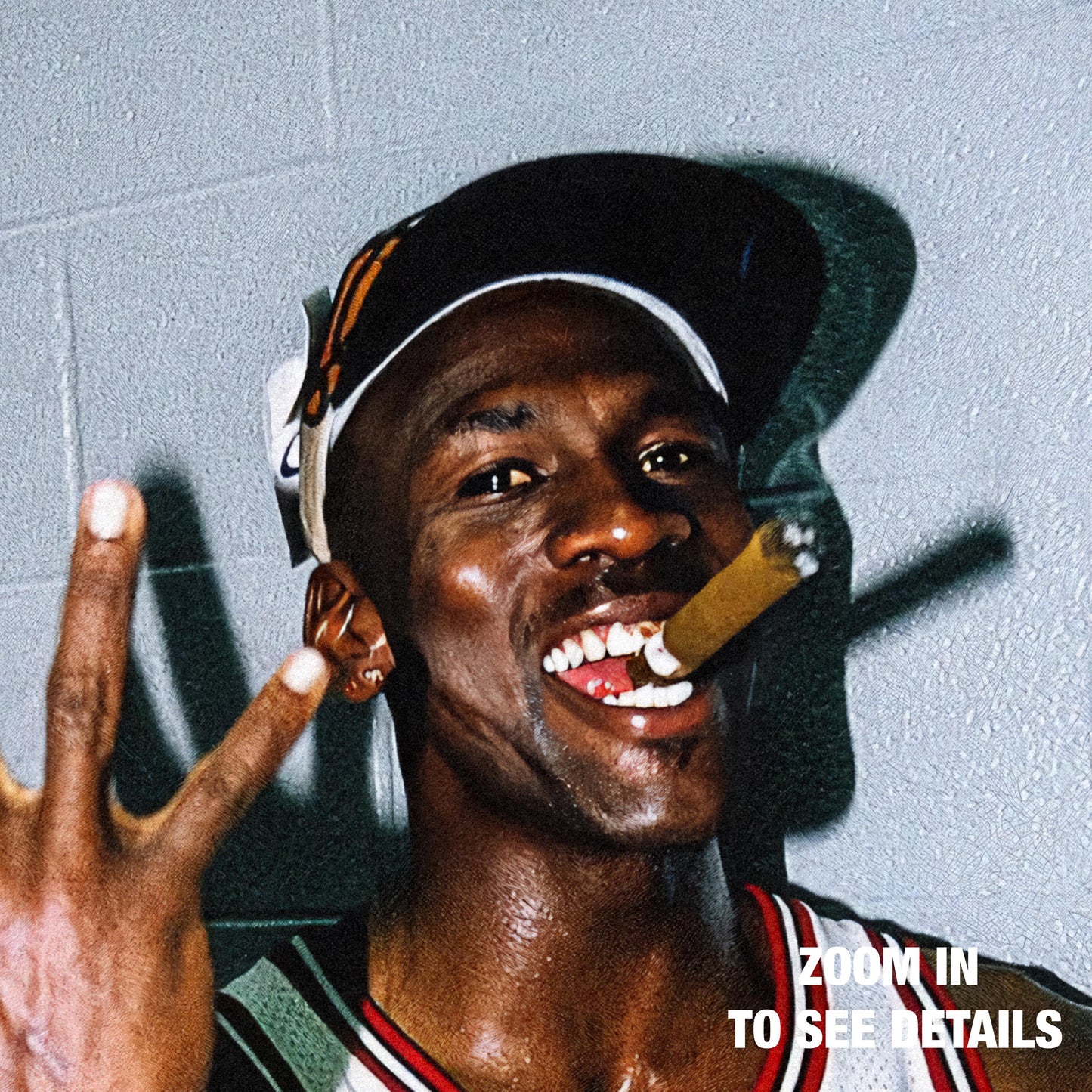 Michael Jordan Smoking Cigar