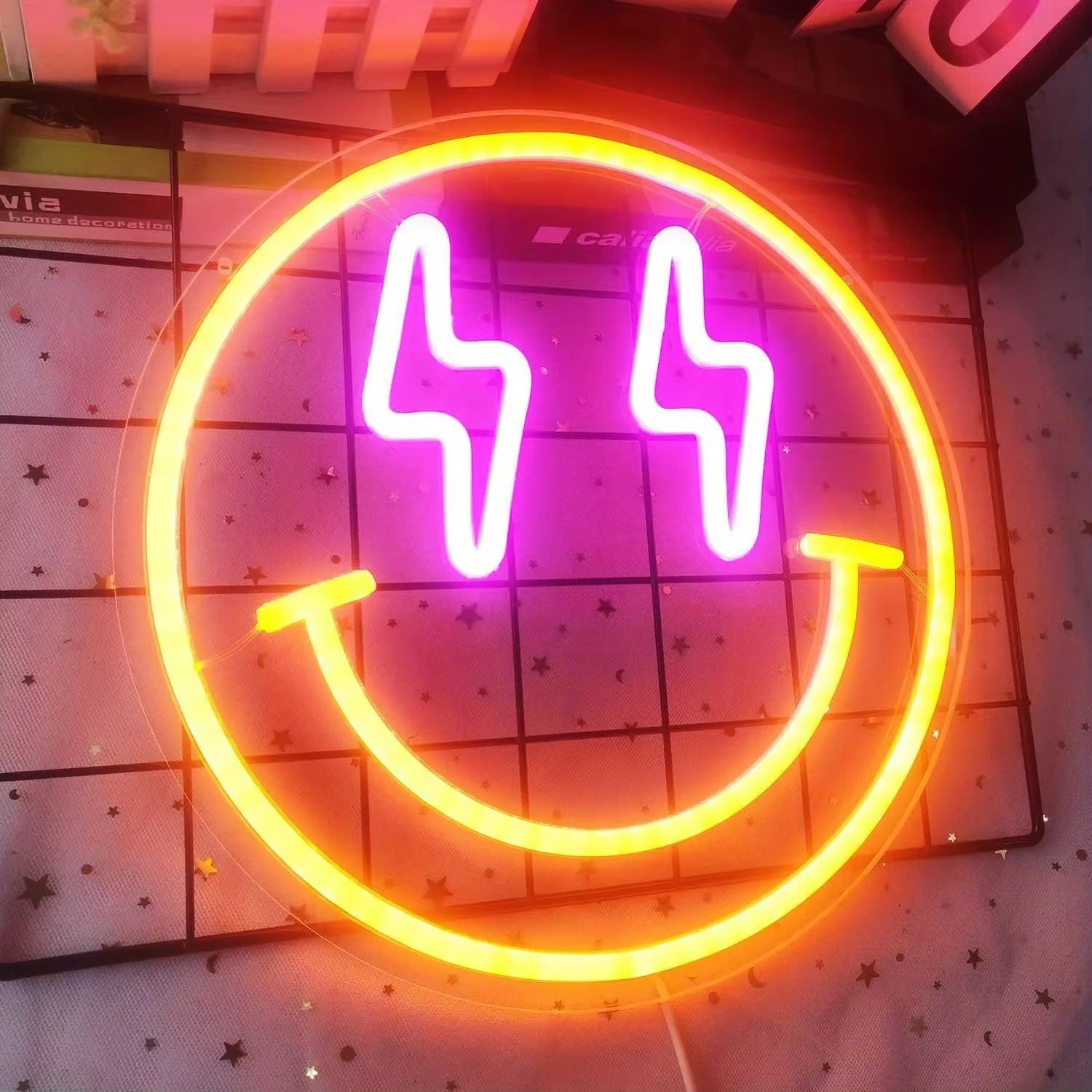 Smiley Face Neon Sign