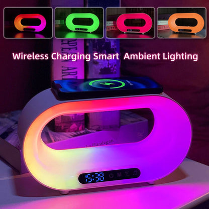 3 in 1 LED Light Wireless Charger Clock