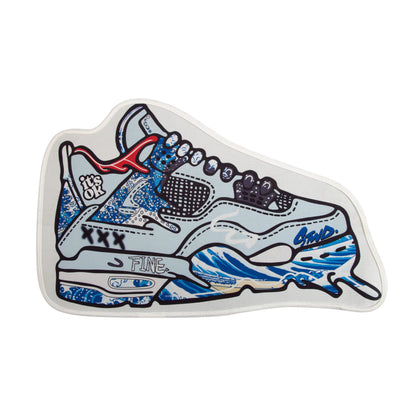 Custom Sneaker Head Rug