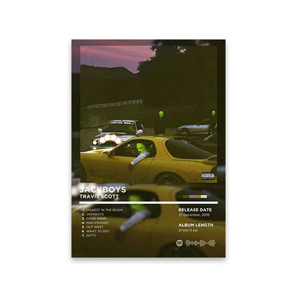 Album Covers-Drake, Travis Scott, Post M, The Weekend