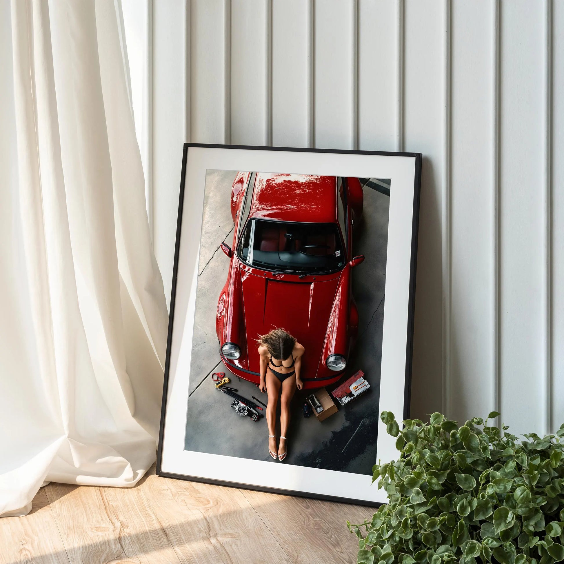 Vintage Porsche Poster