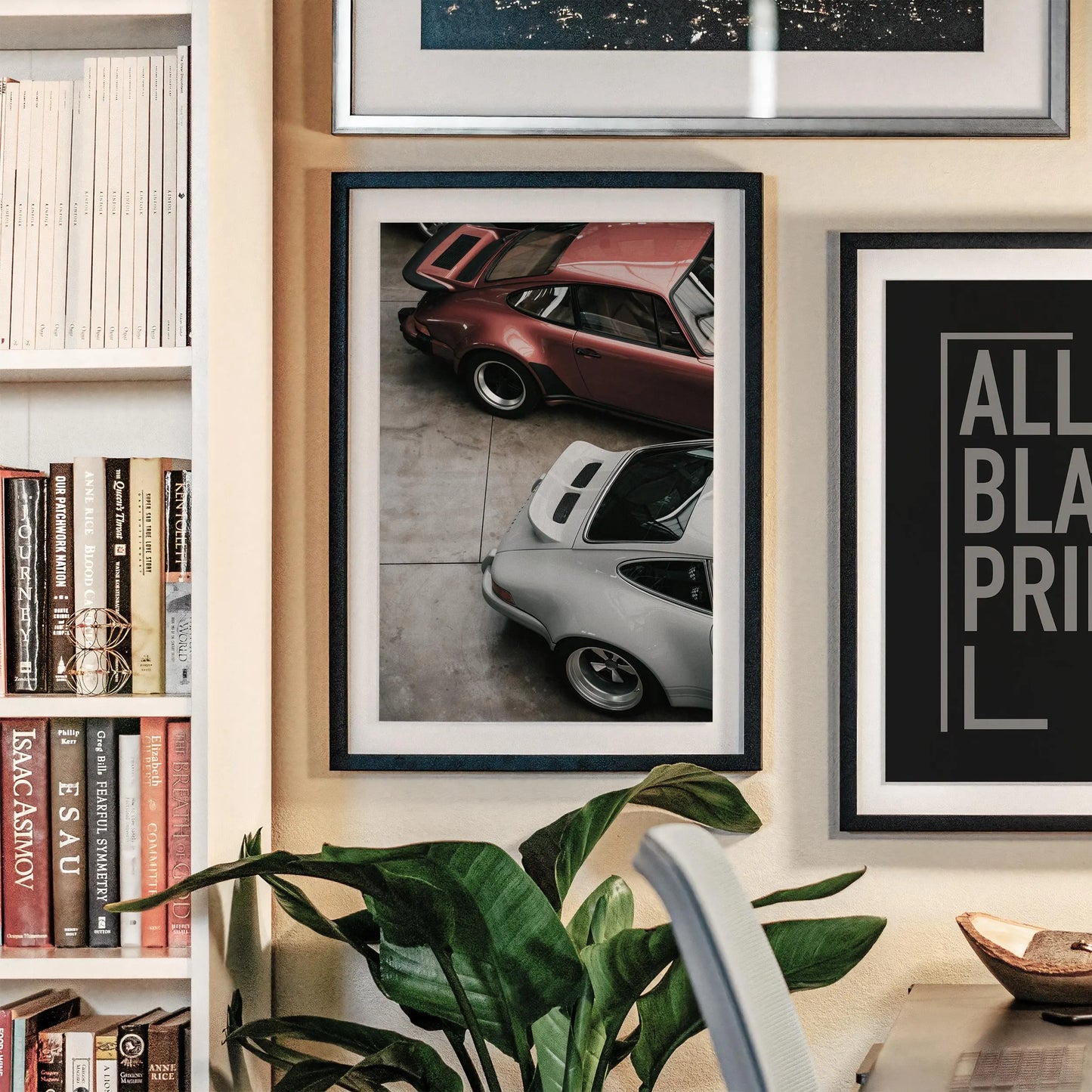 Vintage Dual Porsche Poster