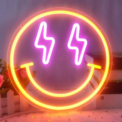 Smiley Face Neon Sign