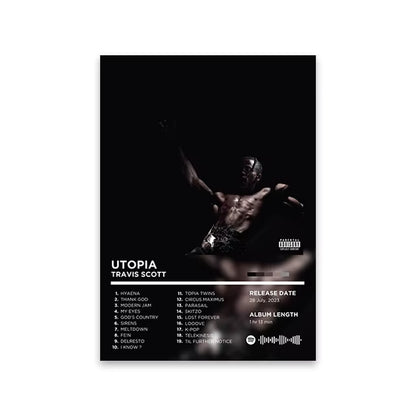 Album Covers-Drake, Travis Scott, Post M, The Weekend