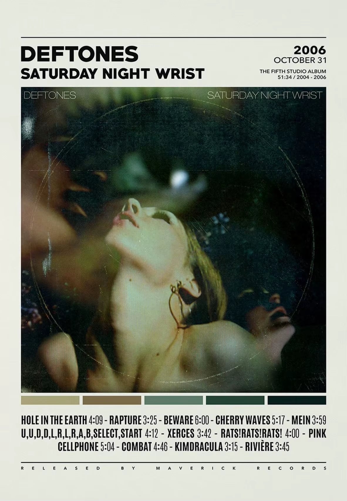 Deftones Album Poster