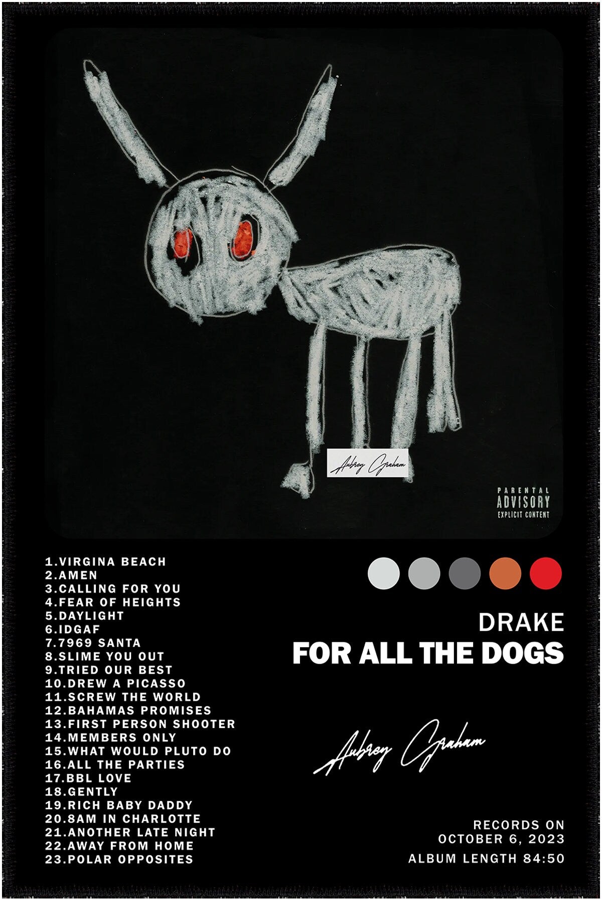 Drake Album Cover Rug