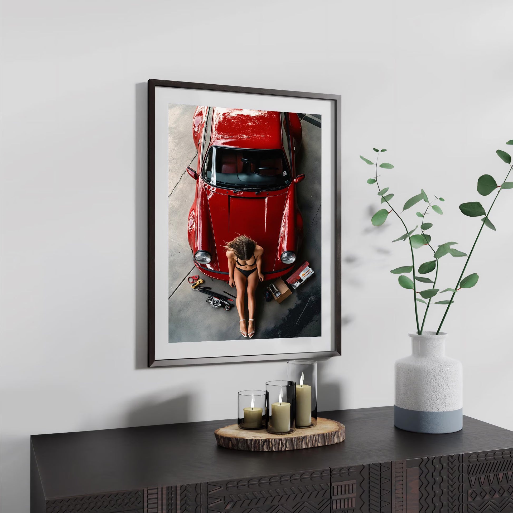 Vintage Porsche Poster