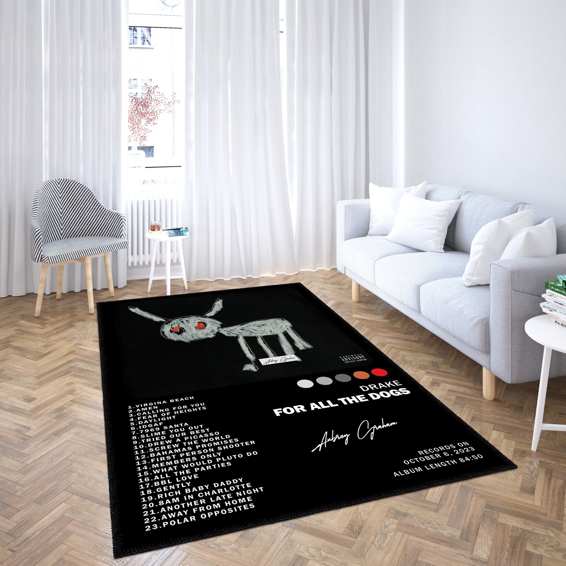 Drake Album Cover Rug