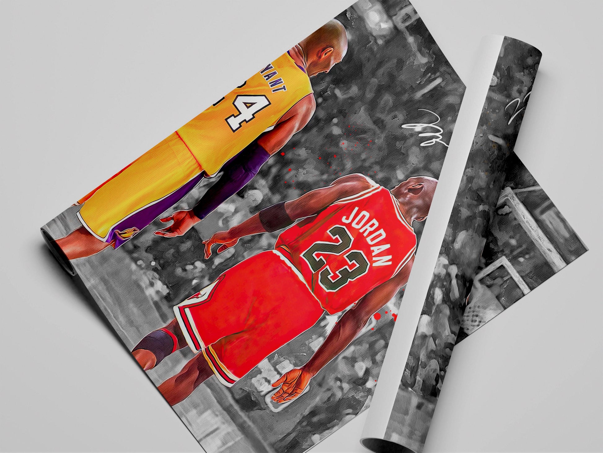 Micheal Jordan x Kobe Bryant x Lebron James Canvas