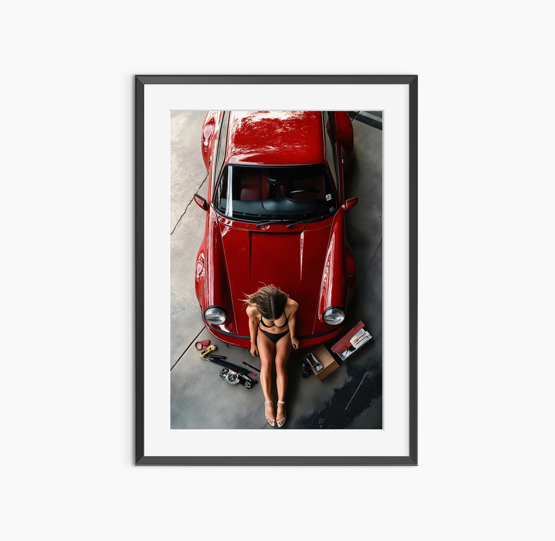 Vintage Porsche Poster