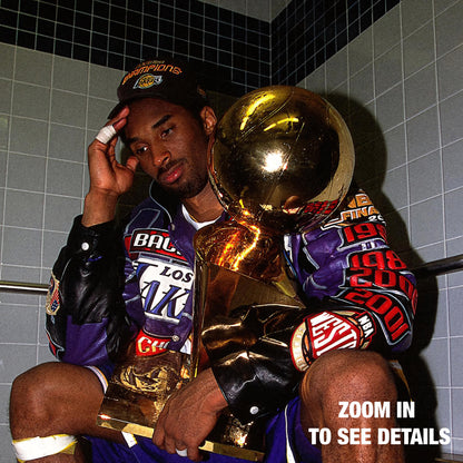 Iconic Kobe Bryant Trophy Hold
